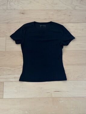 Golden butter workout tee